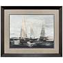 1_Sailing on the Bay I 44"W x 36"H Framed Art