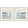 Sailing Scene 17"W x 17"H Framed Art - Set of 2