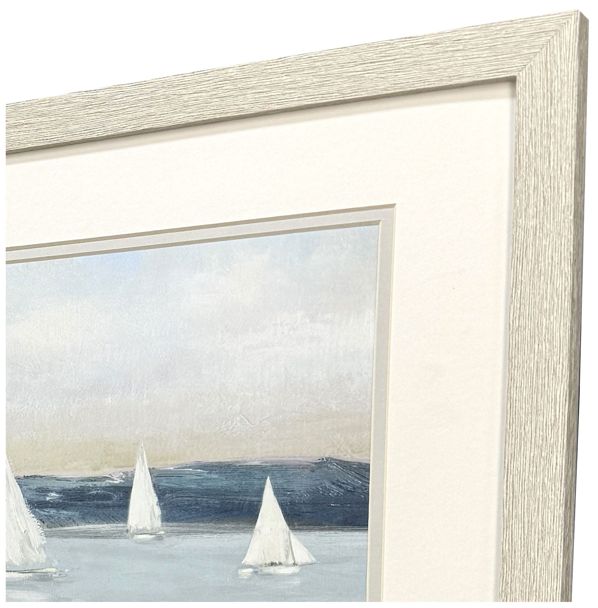 Image 4 Sailing Scene 17"W x 17"H Framed Art - Set of 2 more views