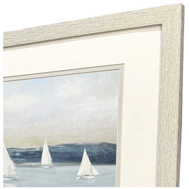 Image 4 Sailing Scene 17"W x 17"H Framed Art - Set of 2 more views