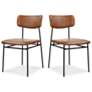 7_Sailor Dining Chair Brown - Set Of Two more views