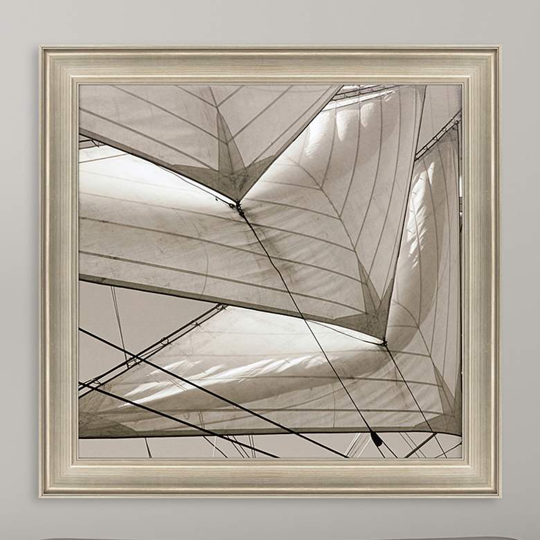 Image 2 Sails 42" Square Giclee Framed Wall Art