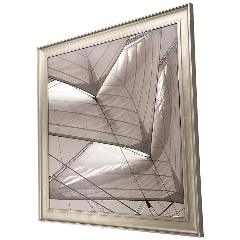 Image 5 Sails 42" Square Giclee Framed Wall Art more views