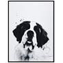 2_Saint Bernard 24"x18" Printed Glass Framed Wall Art