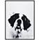 Saint Bernard 24"x18" Printed Glass Framed Wall Art