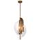 Saint Martin 14" Wide Ashen Gold 4-Light Pendant