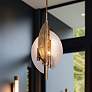 1_Saint Martin 14" Wide Ashen Gold 4-Light Pendant