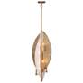 2_Saint Martin 18" Wide Ashen Gold 8-Light Foyer Pendant