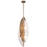 3_Saint Martin 18" Wide Ashen Gold 8-Light Foyer Pendant more views