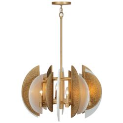 Saint Martin 28" Wide Ashen Gold 8-Light Pendant