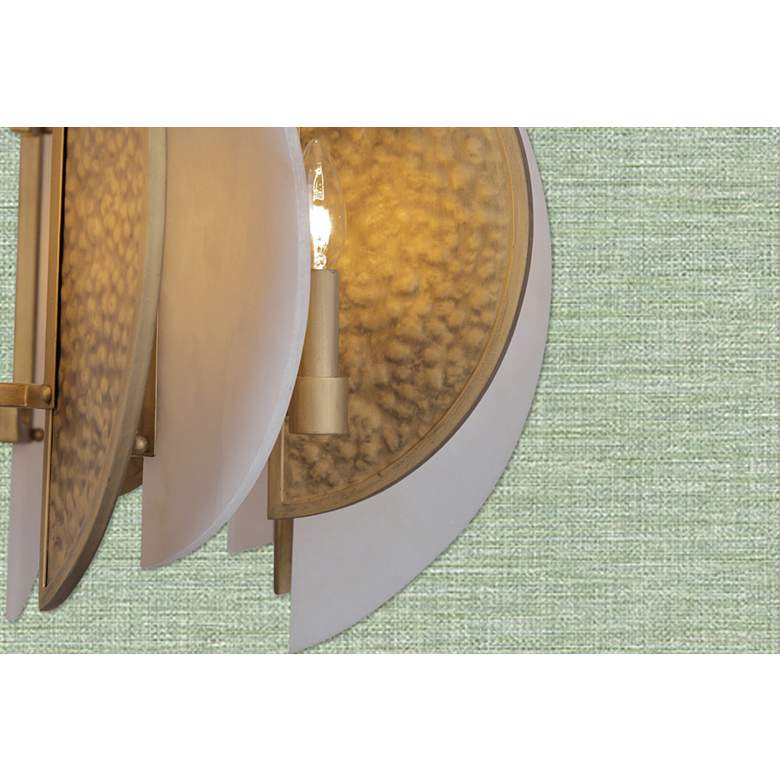 Image 5 Saint Martin 28" Wide Ashen Gold 8-Light Pendant more views