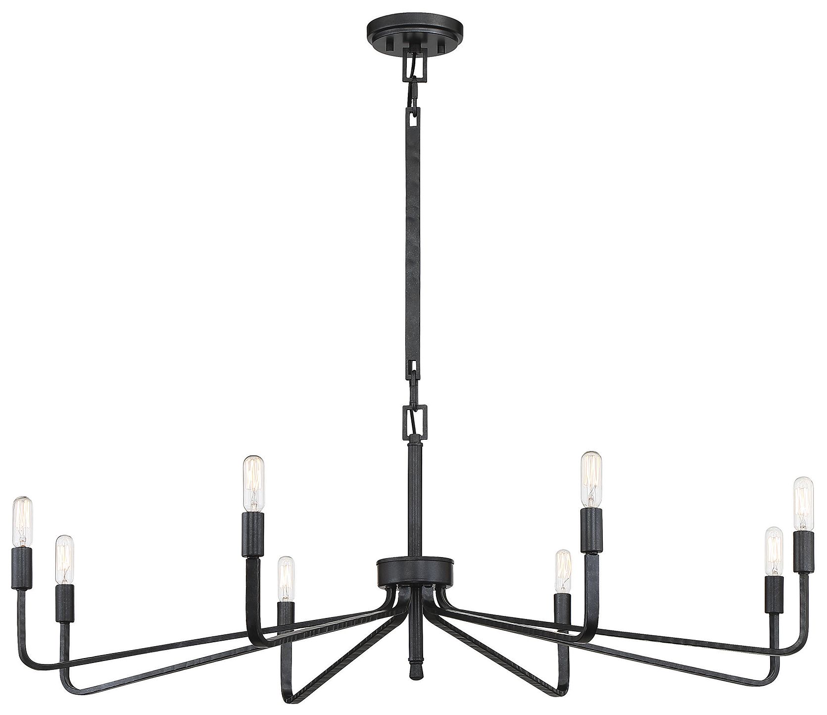 Image 4 Salem 8-Light Chandelier in Forged Iron more views