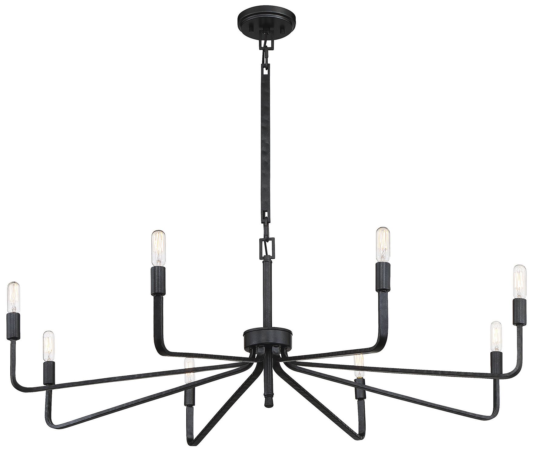 Image 5 Salem 8-Light Chandelier in Forged Iron more views