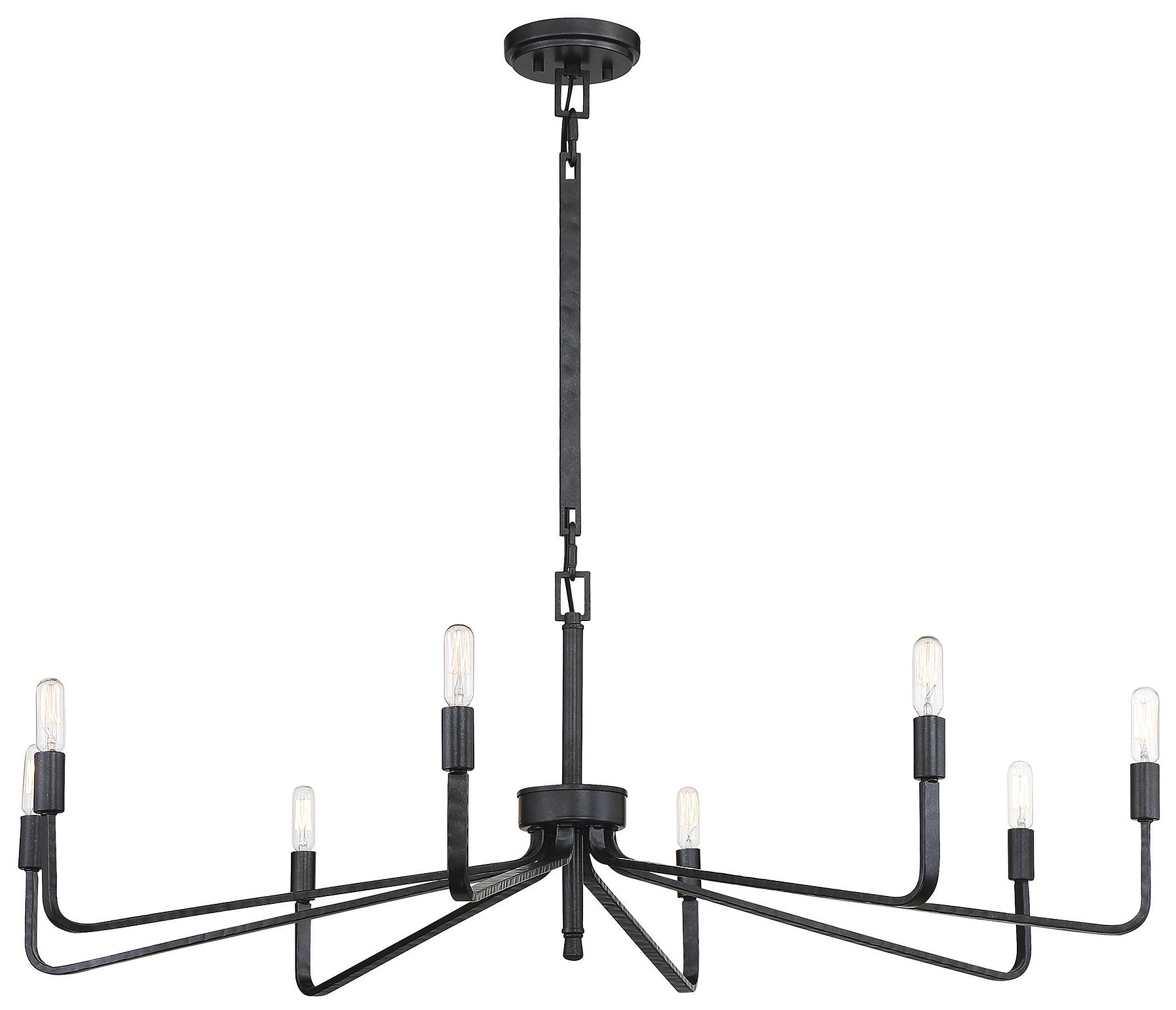 Image 6 Salem 8-Light Chandelier in Forged Iron more views