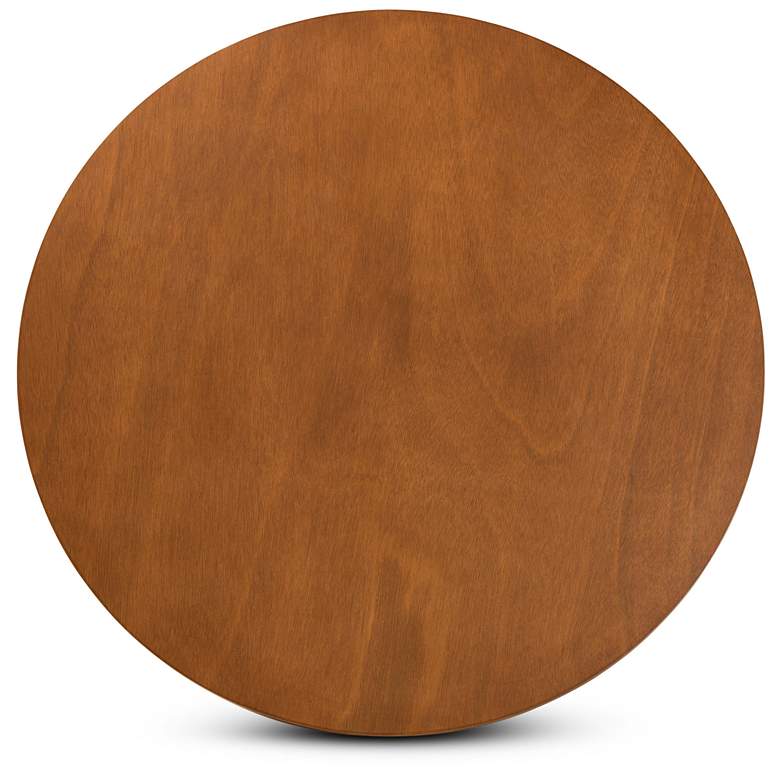 Image 4 Salida Walnut Brown Wood 5-Piece Dining Table and Chair Set more views