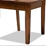 Salida Walnut Brown Wood 5-Piece Dining Table and Chair Set
