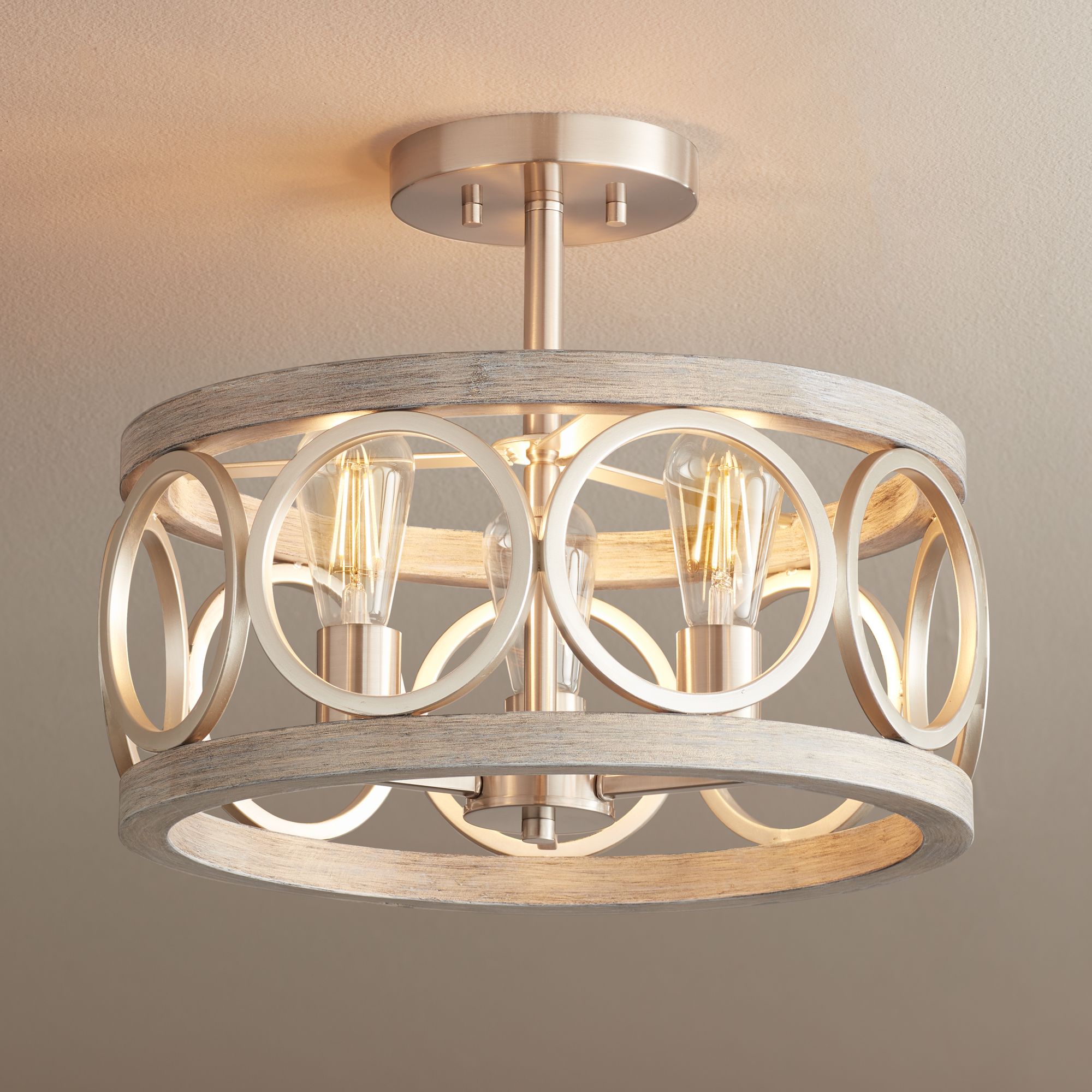 unique semi flush ceiling light