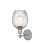 2_Salina 11 3/4" High Polished Chrome Clear Glass Wall Sconce more views