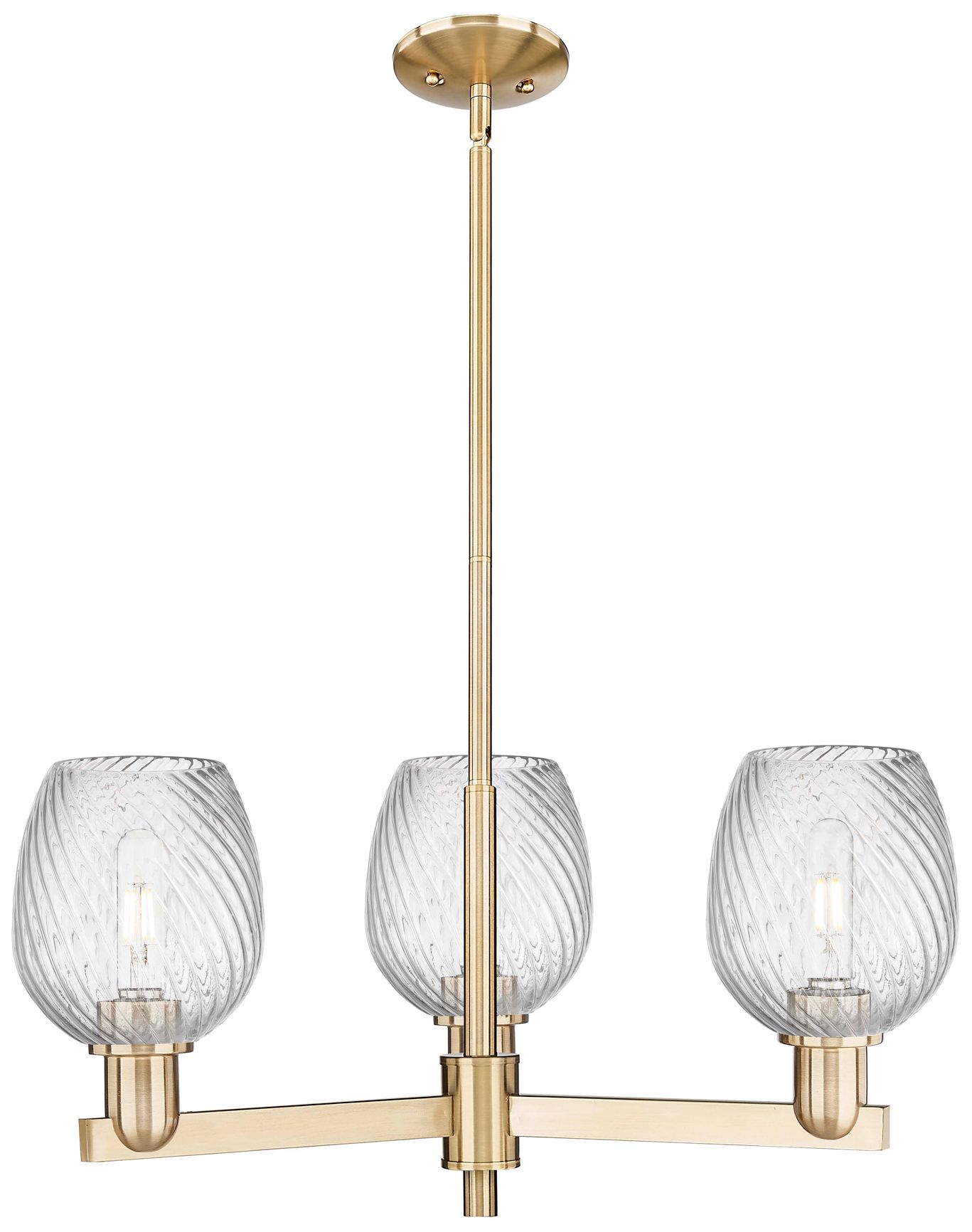 Salina - 3 Light - 28 inch - Champagne Bronze - Island Light