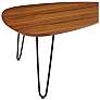 Salish 32" Wide Walnut Wood Modern Coffee Table