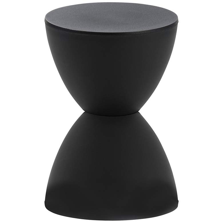 Image 1 Sallie 16 3/4 inch High Black Finish Modern Accent Table
