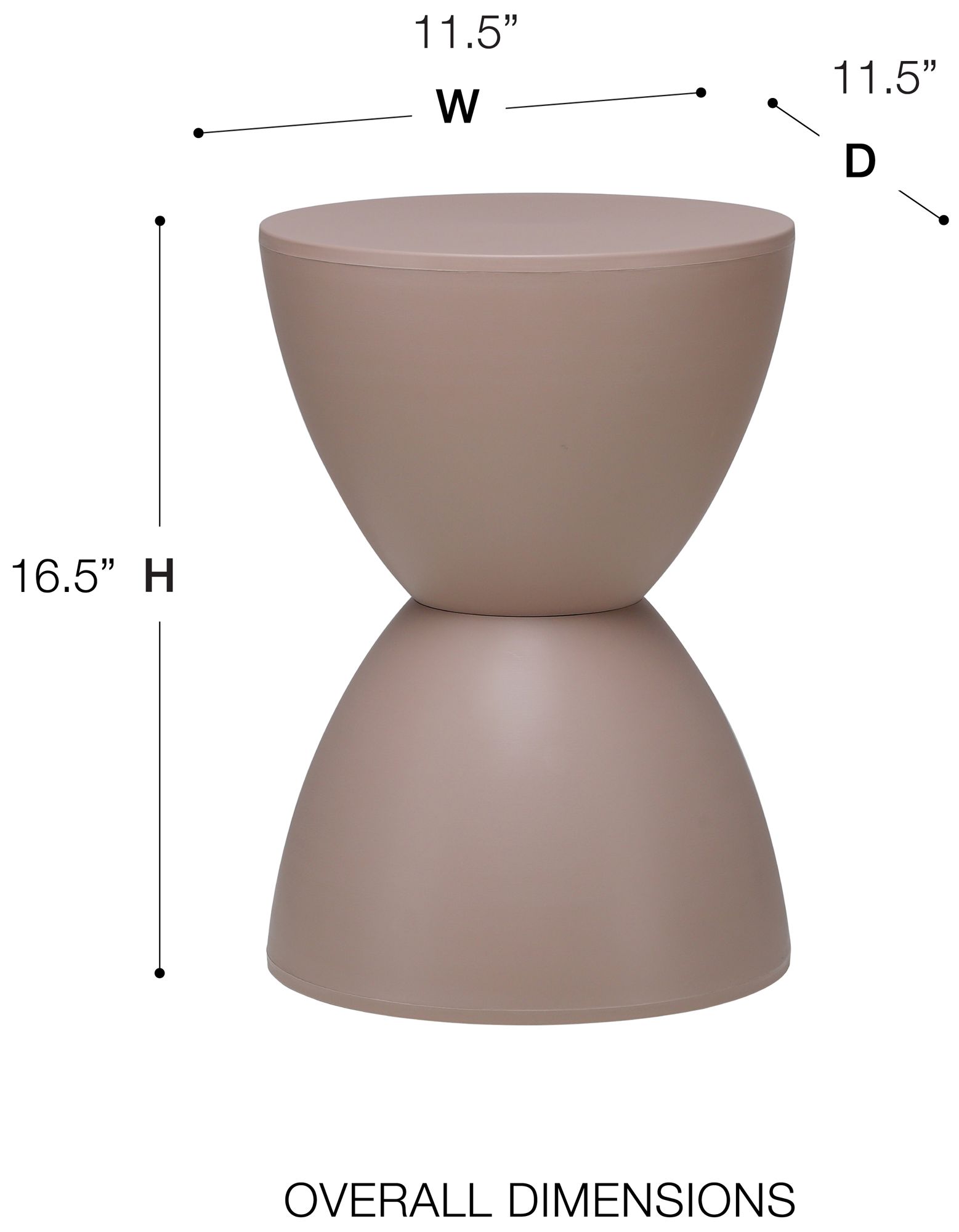 Image 4 Sallie Outdoor Stool in Taupe more views