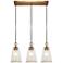 Sallingboe 25" Wide Plating Brass 3-Light Linear Pendant