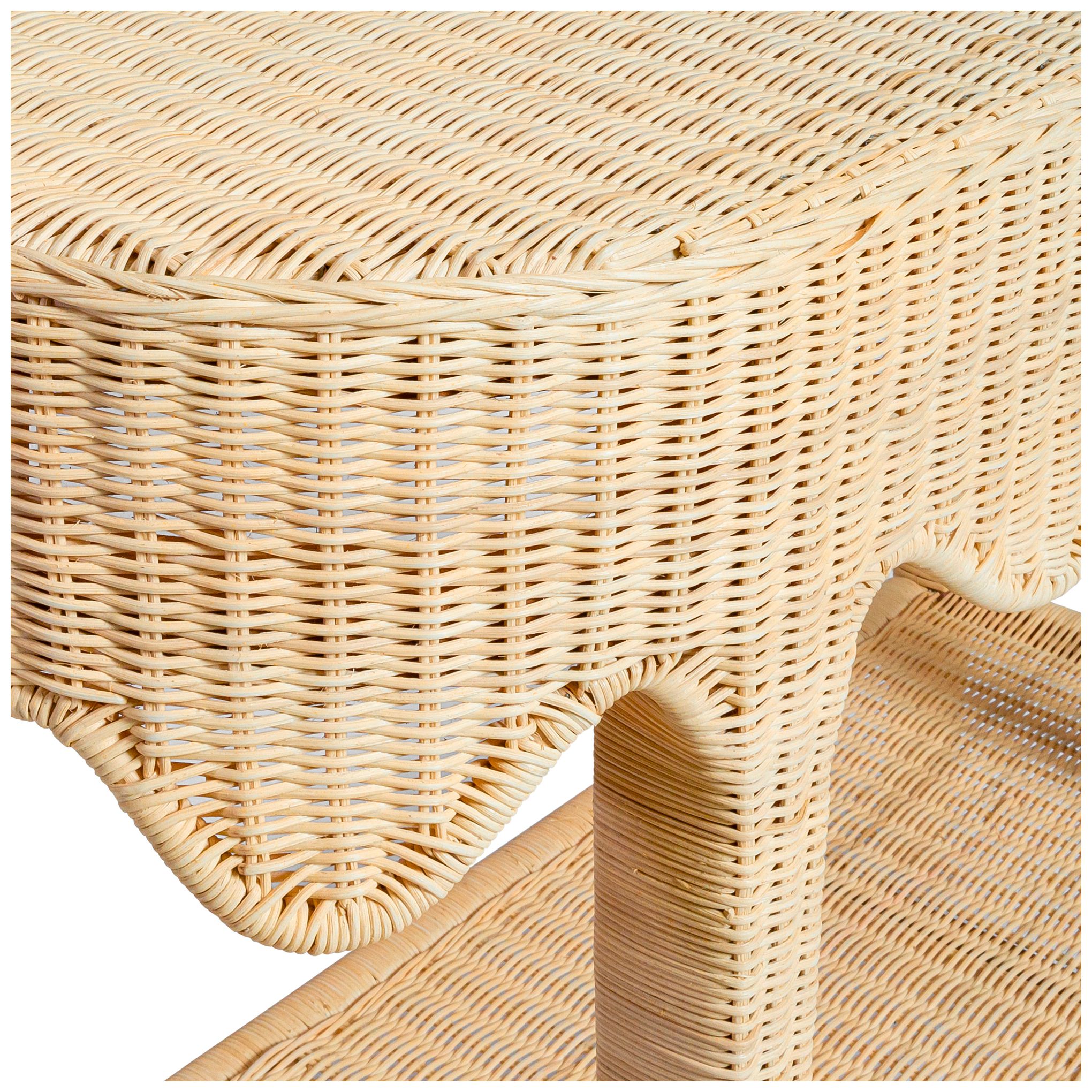 Image 7 Sally Natural Rattan Console more views