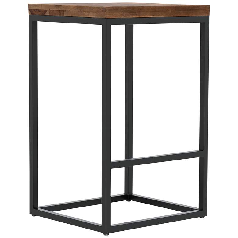 Image 2 Salmonia 25" Golden Brown Square Counter Stool