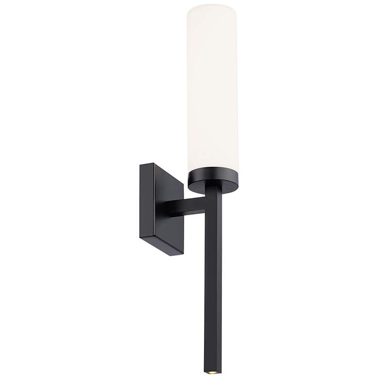 Image 2 Saltaire 22"H x 3"W 1-Light Wall Sconce in Black