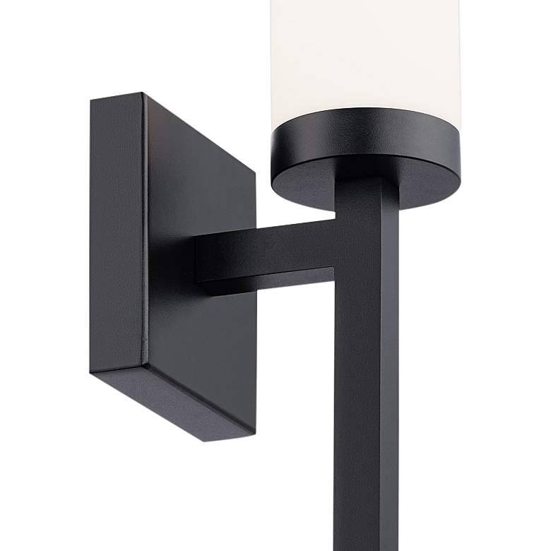 Image 3 Saltaire 22"H x 3"W 1-Light Wall Sconce in Black more views