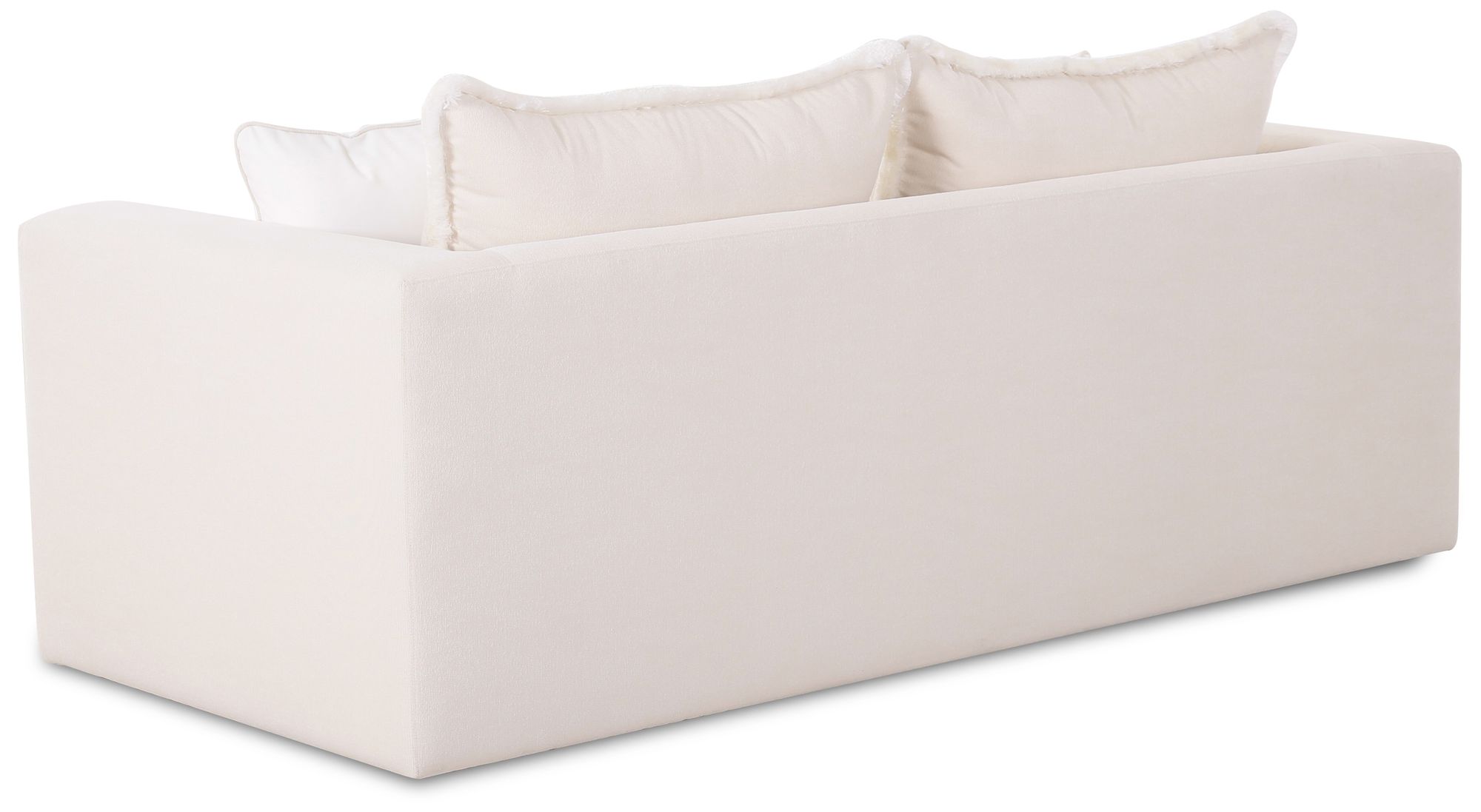 Image 3 Salty Cream Performance Petite Boucle Outdoor Sofa more views