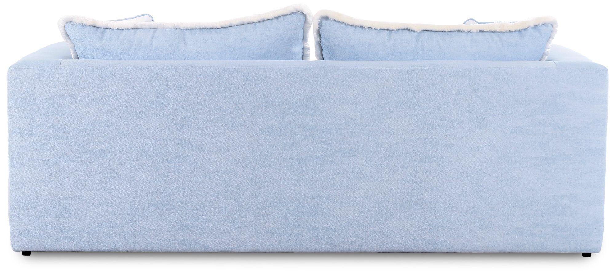 Image 4 Salty Light Blue Performance Petite Boucle Outdoor Sofa more views
