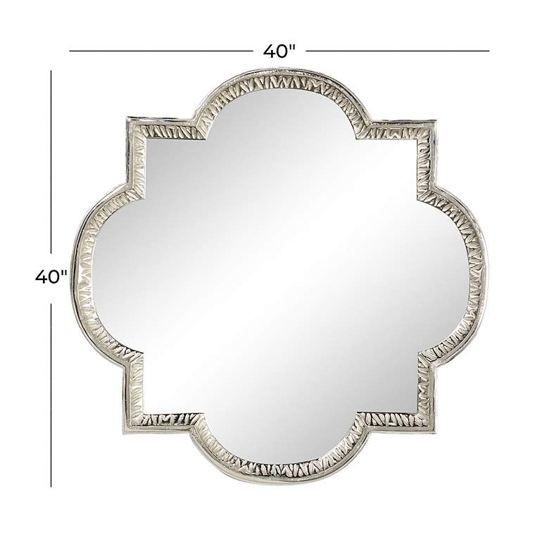Image 5 Salucci Glossy Gray 46 40" x 40" Wall Mirror more views