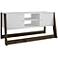 Salvador 40 3/4" Wide White and Oak Modern TV Media Stand