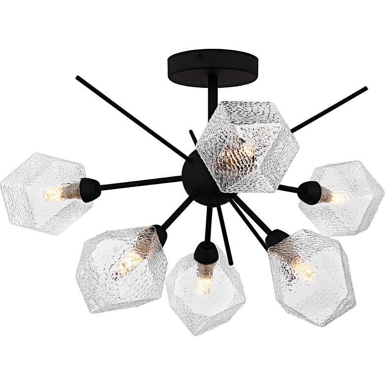 Image 3 Salvador Earth Black Semi-Flush Mount more views