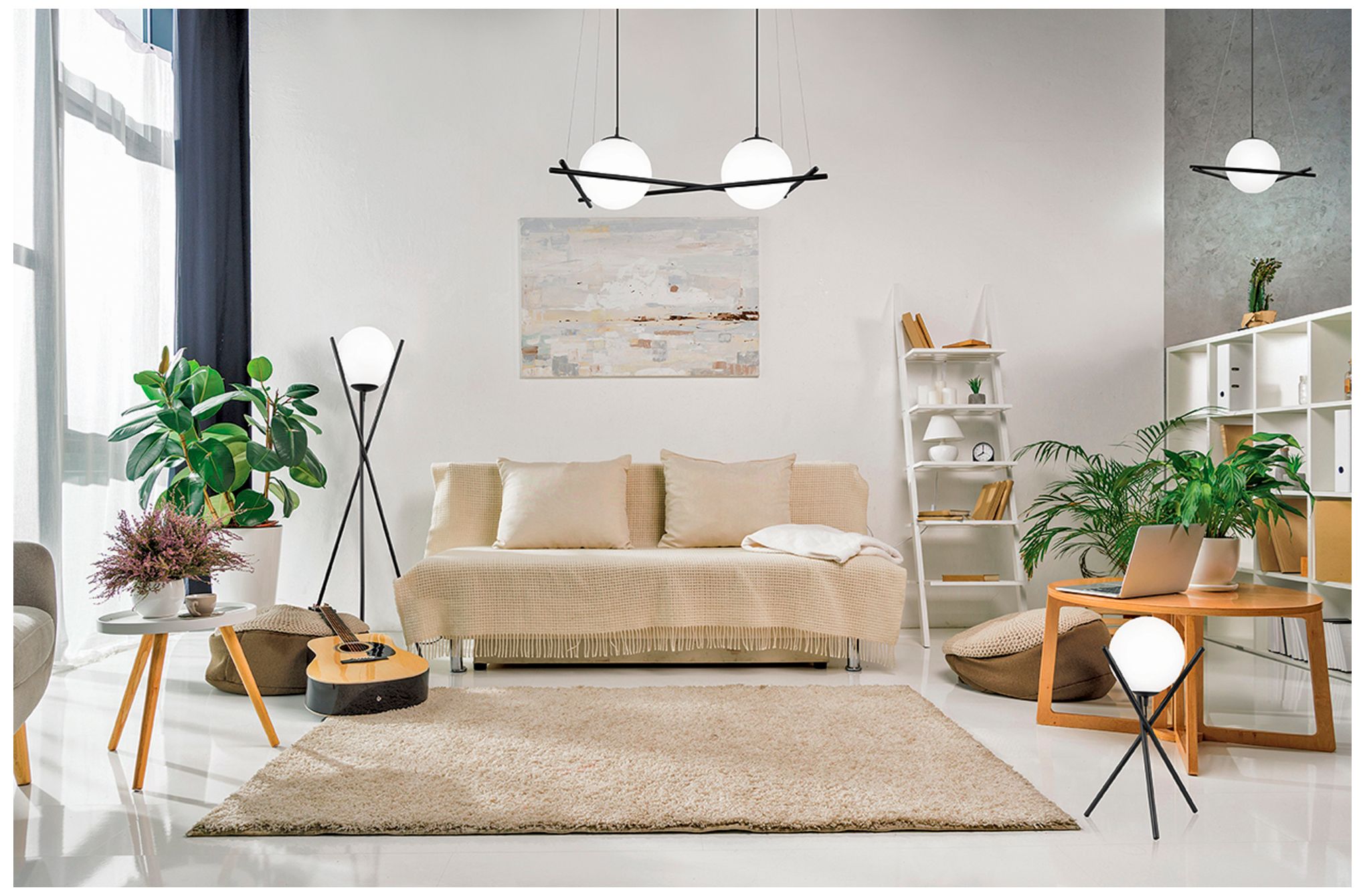 Image 3 Salvezinas - 1-Light Table Lamp - Black - Opal Glass more views