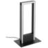 Salvilanas 16.81" High Black LED Table Lamp With White Diffuser