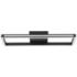 Salvilanas 30.32" Wide Black Finish LED Ceiling Light With White Diffu