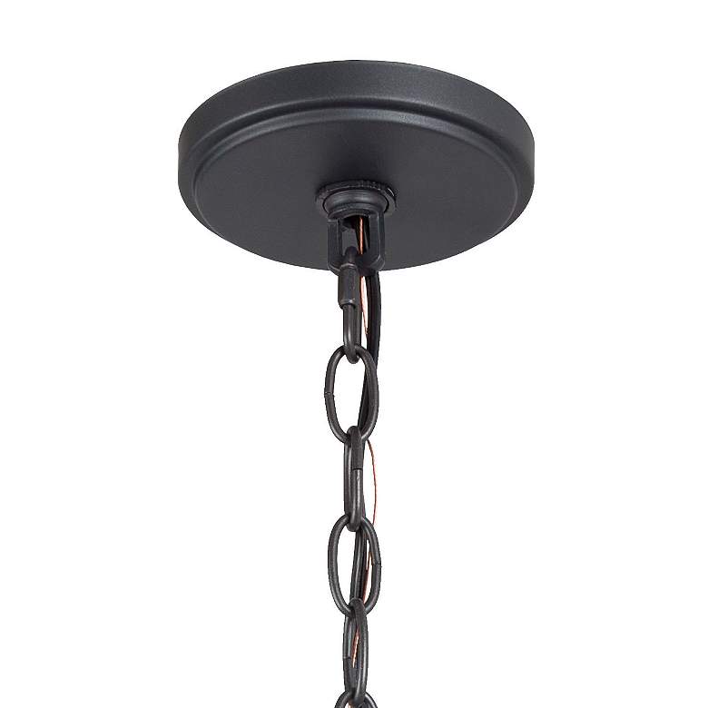 Image 2 Salvish 22" Wide Dark Gray 3-Light Island Chandelier more views