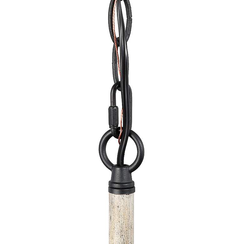 Image 3 Salvish 22" Wide Dark Gray 3-Light Island Chandelier more views