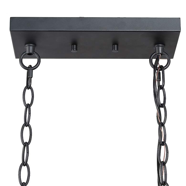 Image 3 Salvish 30" Wide Dark Gray 4-Light Island Chandelier more views