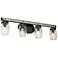 Salvish 4-Light 26.8" Wide Grey Bath Light