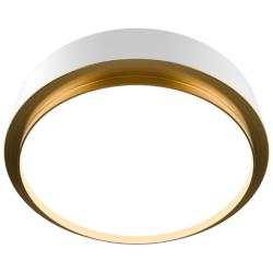 Salvo 4"H x 15"W 1-Light Flush Mount in White