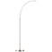 Salvo Satin Nickel Finish Modern LED Floor Lamp