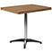 Sam Teak Top Aluminum Dining Table