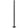 Sama 75 1/2" High Deep Bronze Outdoor Pole with Base
