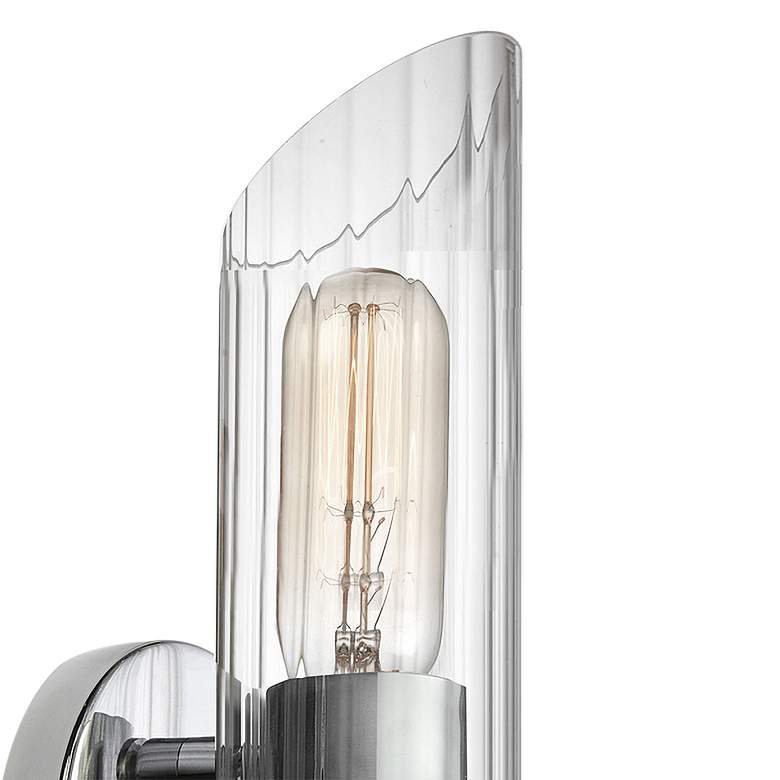 Image 3 Samantha 16" Wide Polished Chrome Bath Light more views