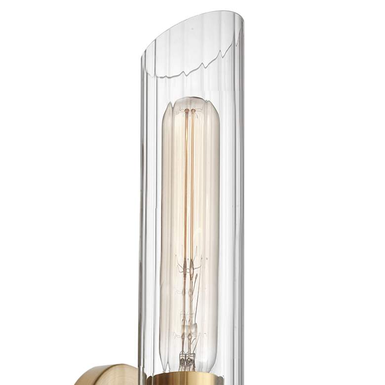 Image 2 Samantha 25" Wide Aged Brass Bath Light more views