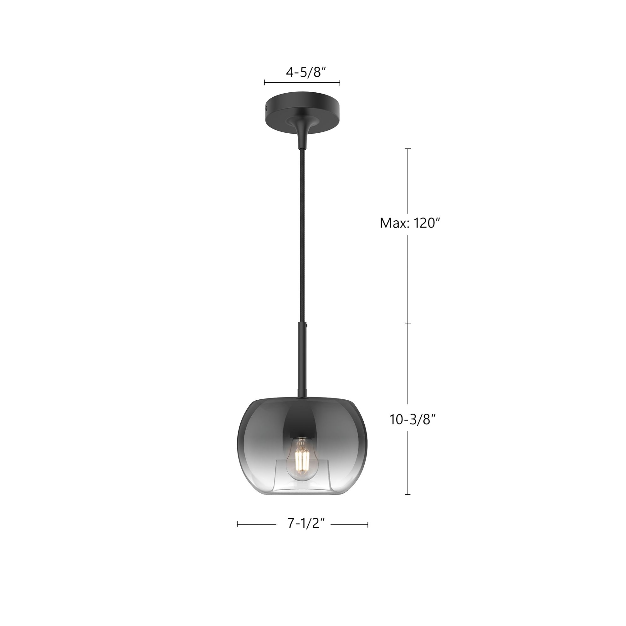 Image 6 Samar 7 1/2" Wide Brushed Gold and Copper Glass Mini Pendant more views